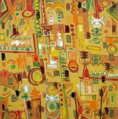 Arte Moderno Cuatro, Pintura, Acrílico sobre lienzo