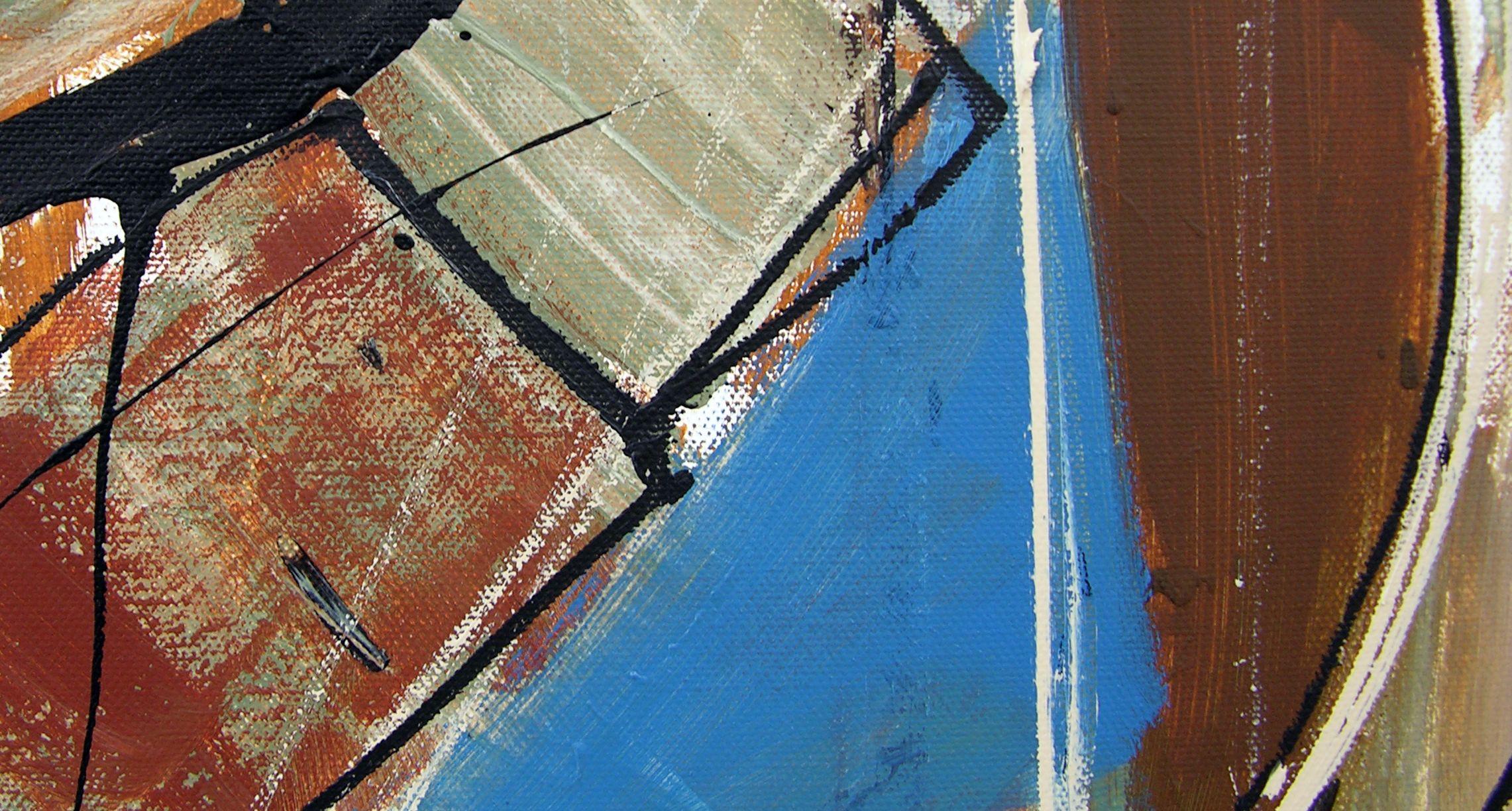 Sul sentiero, Pittura, Acrilico su tela - Painting di Lynne Taetzsch