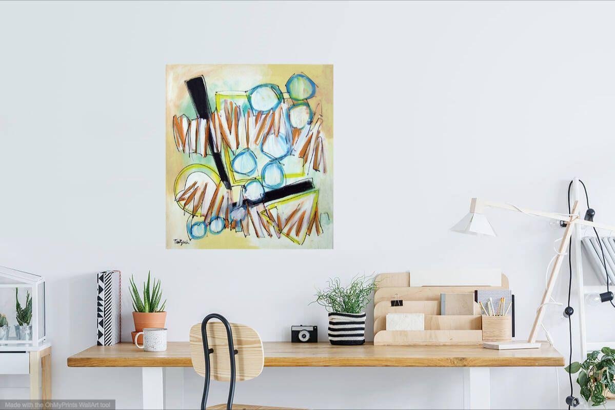 Open Sesame, Painting, Acrylic on Canvas For Sale 2