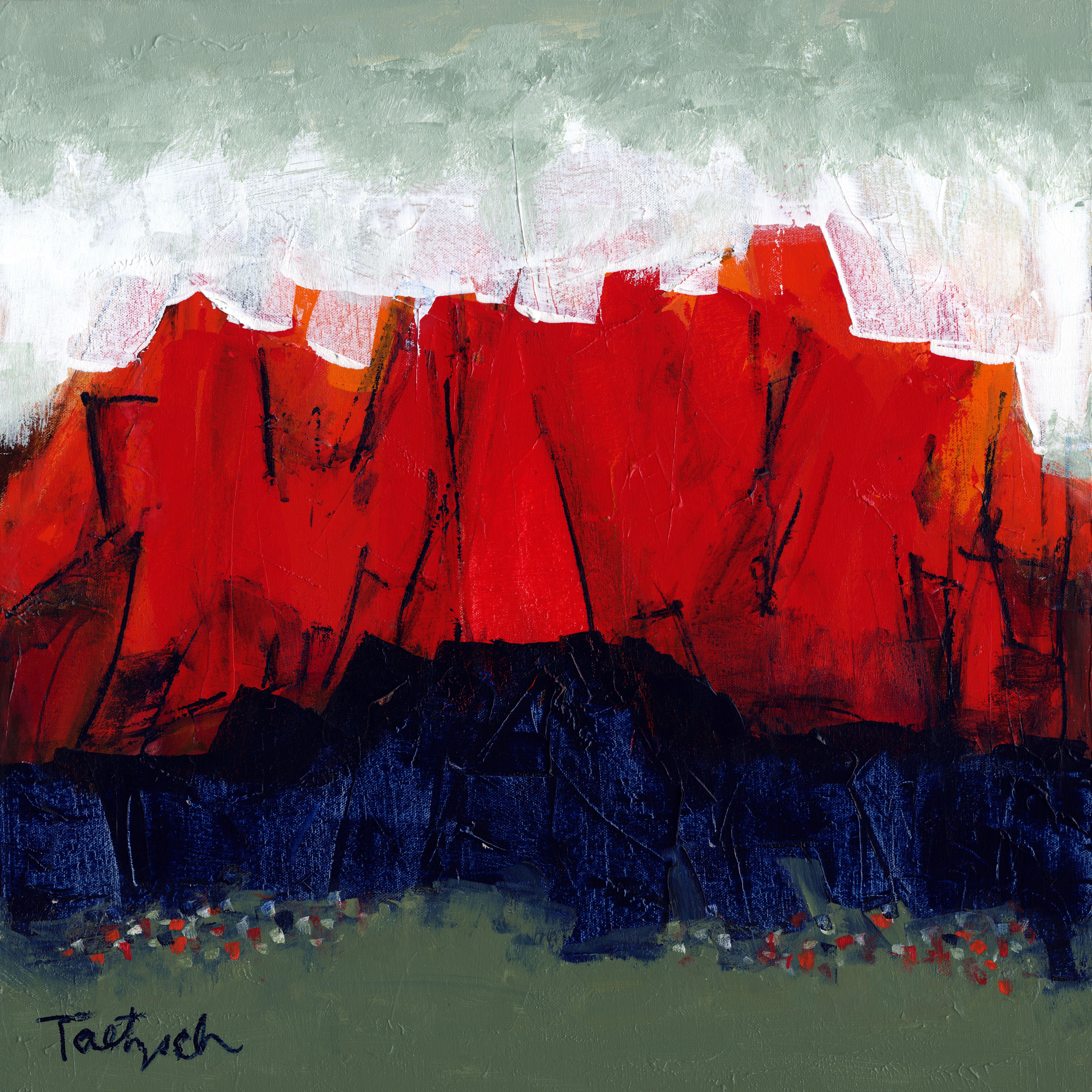 Lynne Taetzsch Landscape Painting - Redlands, Painting, Acrylic on Canvas