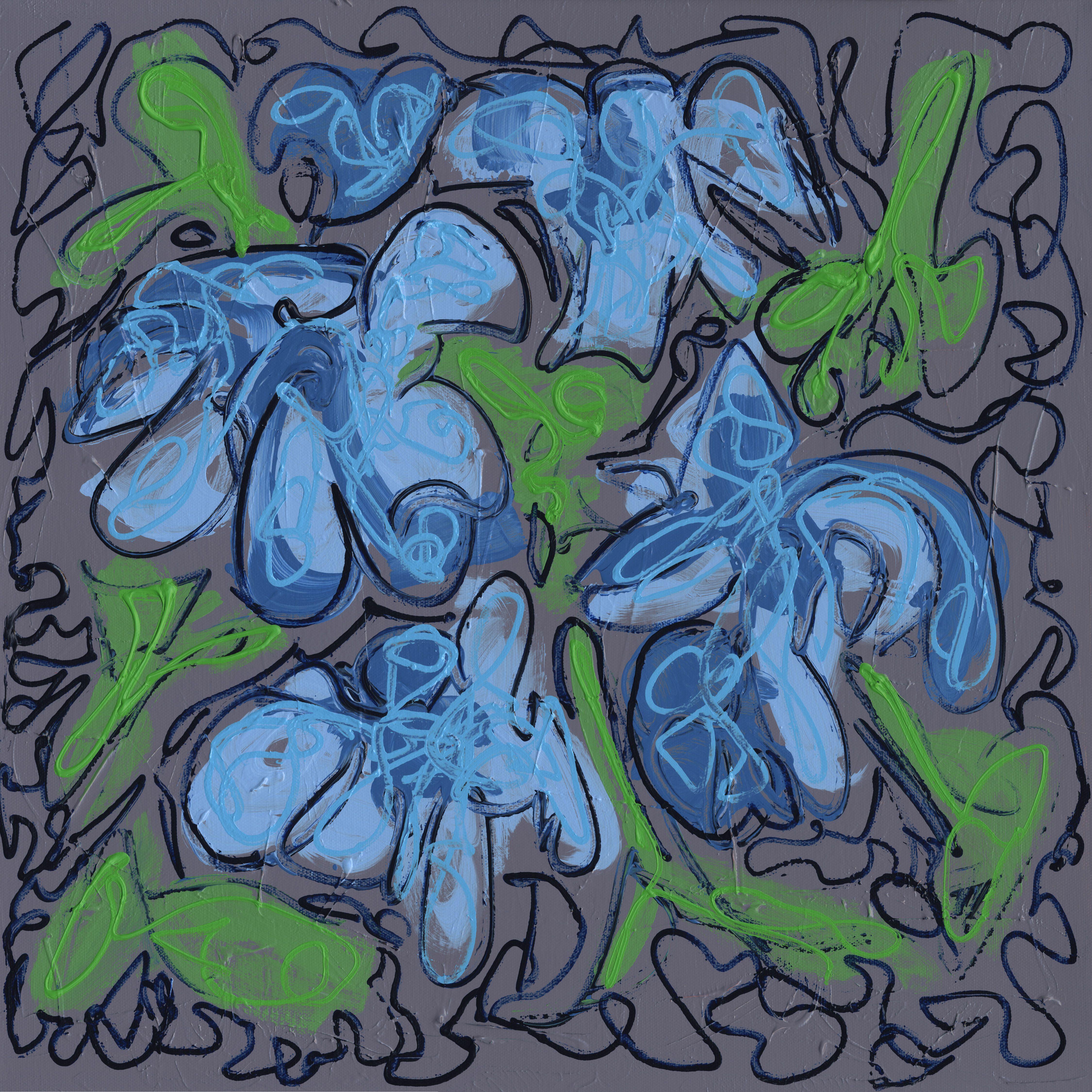 Abstract Painting di Lynne Taetzsch - Rivelazione, Pittura, Acrilico su tela