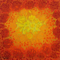 Sunburst, Painting, Acrylic on Canvas