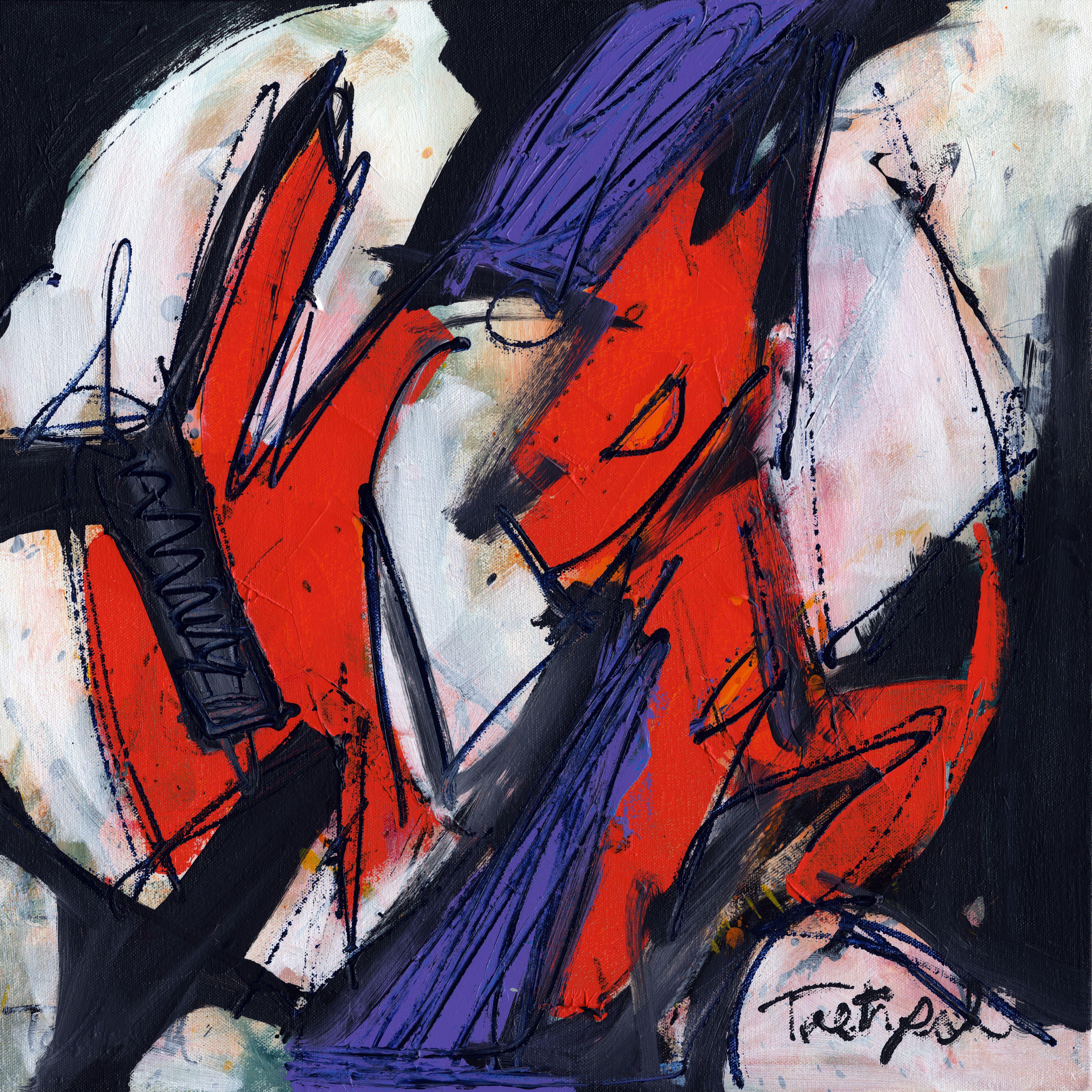 Trueno, Pintura, Acrílico sobre lienzo - Painting de Lynne Taetzsch