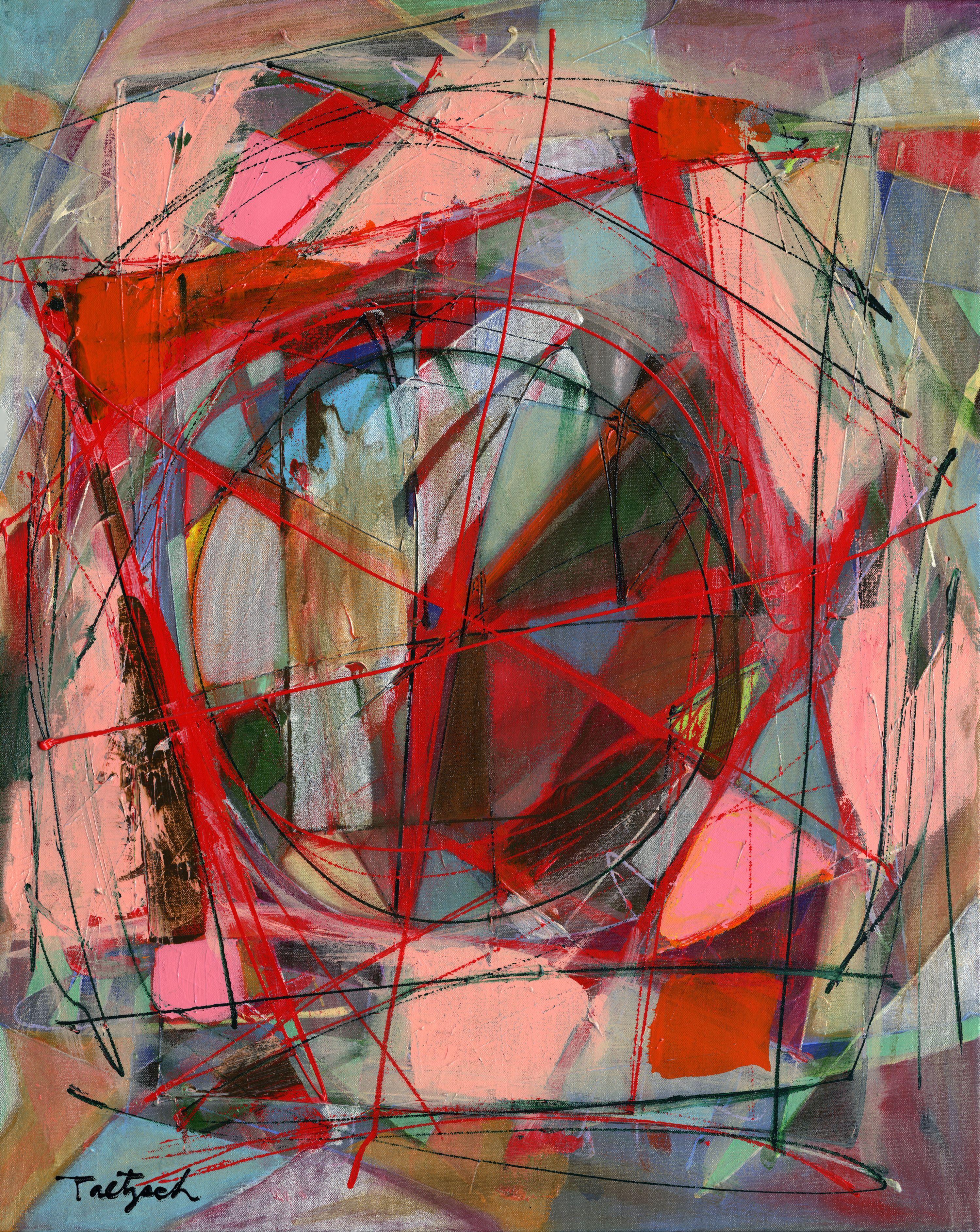 Suche nach Objekt, Gemälde, Acryl auf Leinwand
