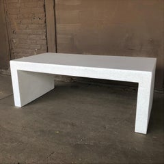 Lynne Tell Table in Resin, Stone Aggregate & Fiberglass by Zachary A. Design