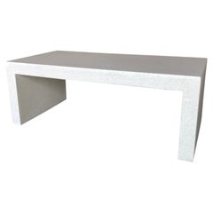 Lynne Tell Table in Resin, Stone Aggregate & Fiberglass by Zachary A. Design