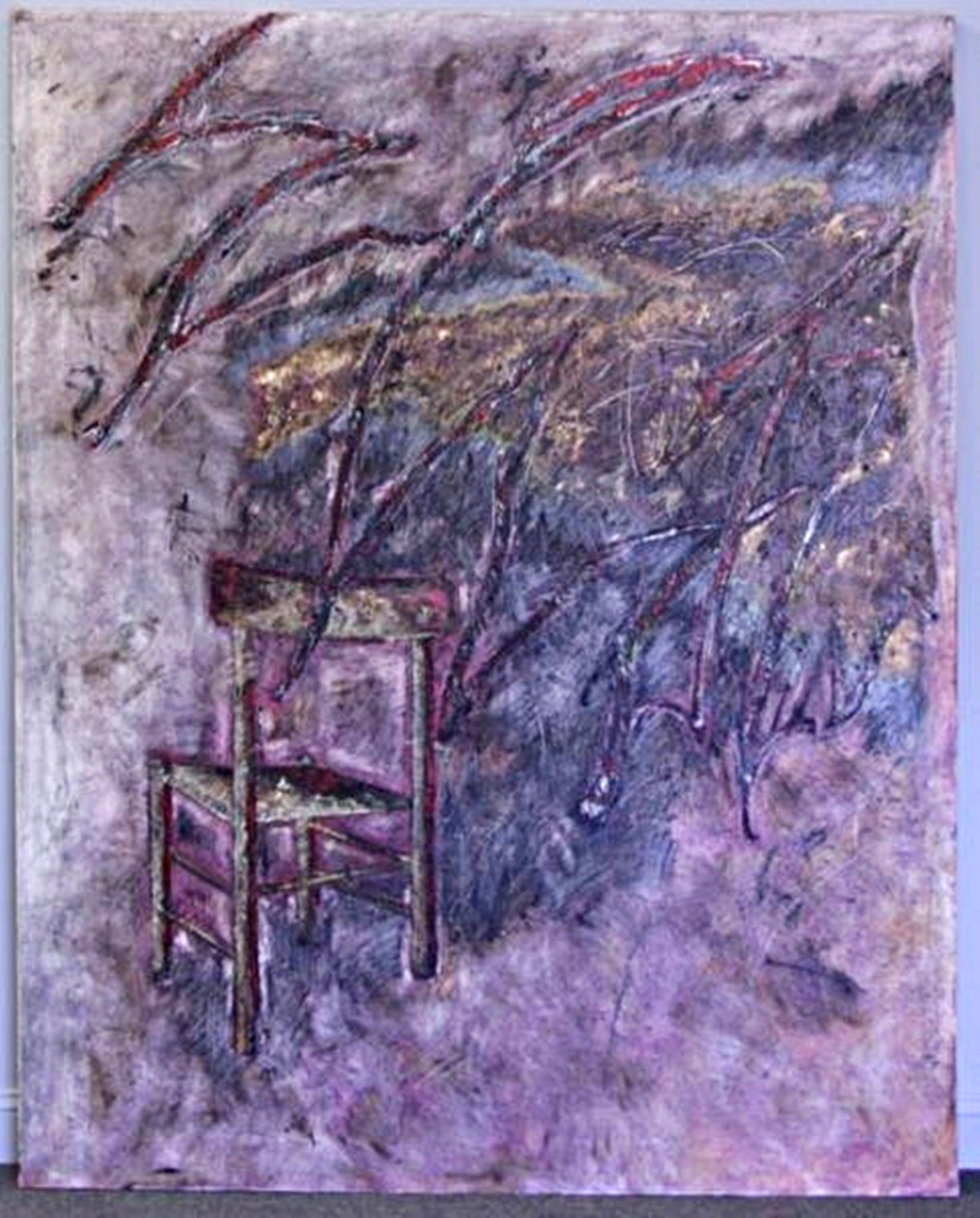 Paesaggio astratto, dipinto ad olio originale firmato Sable-Castelli Gallery, unico nel suo genere
