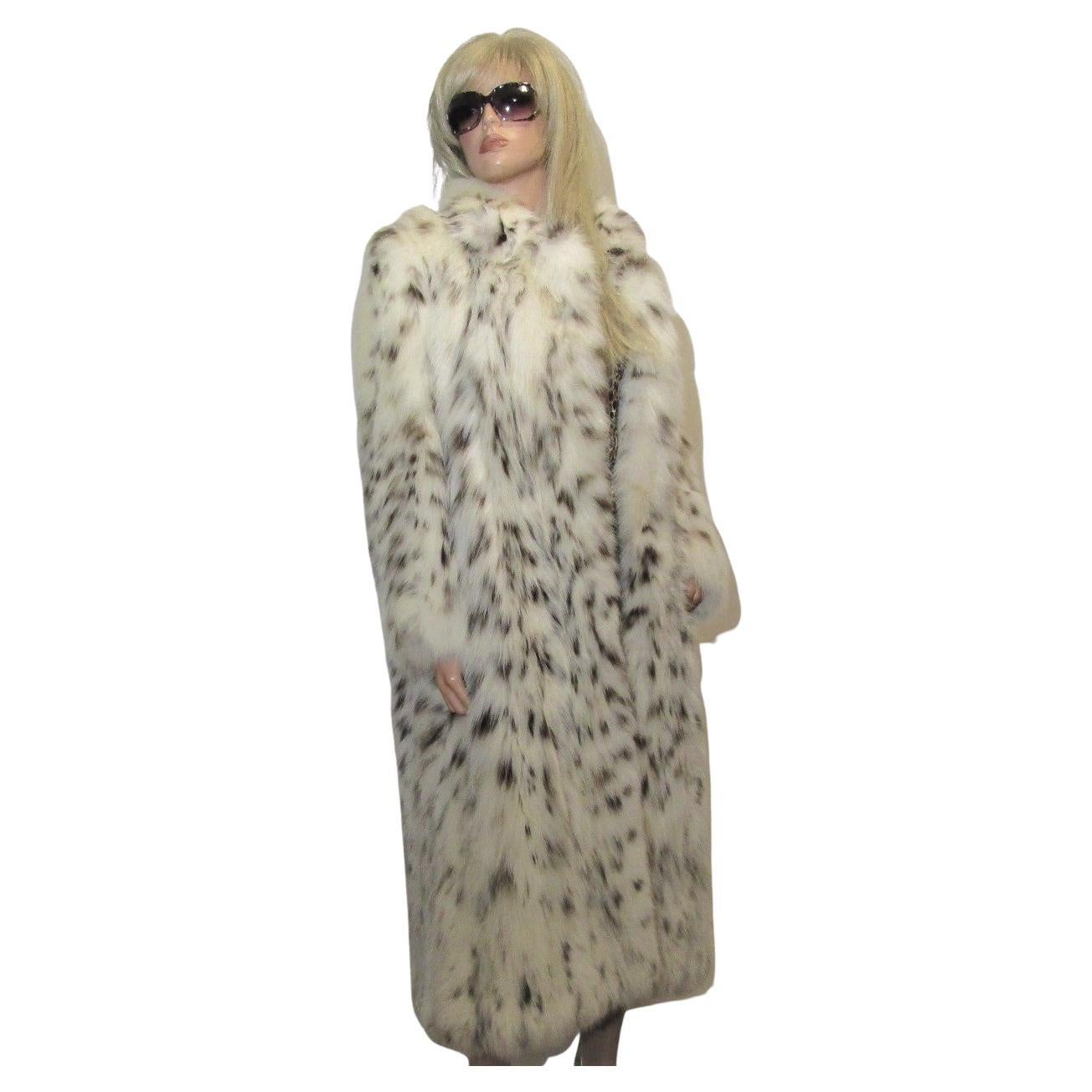 Manteau Lynx Belly en fourrure pleine longueur Somper Couture Beverly Hills  Bon état - En vente à Lakewood, CO