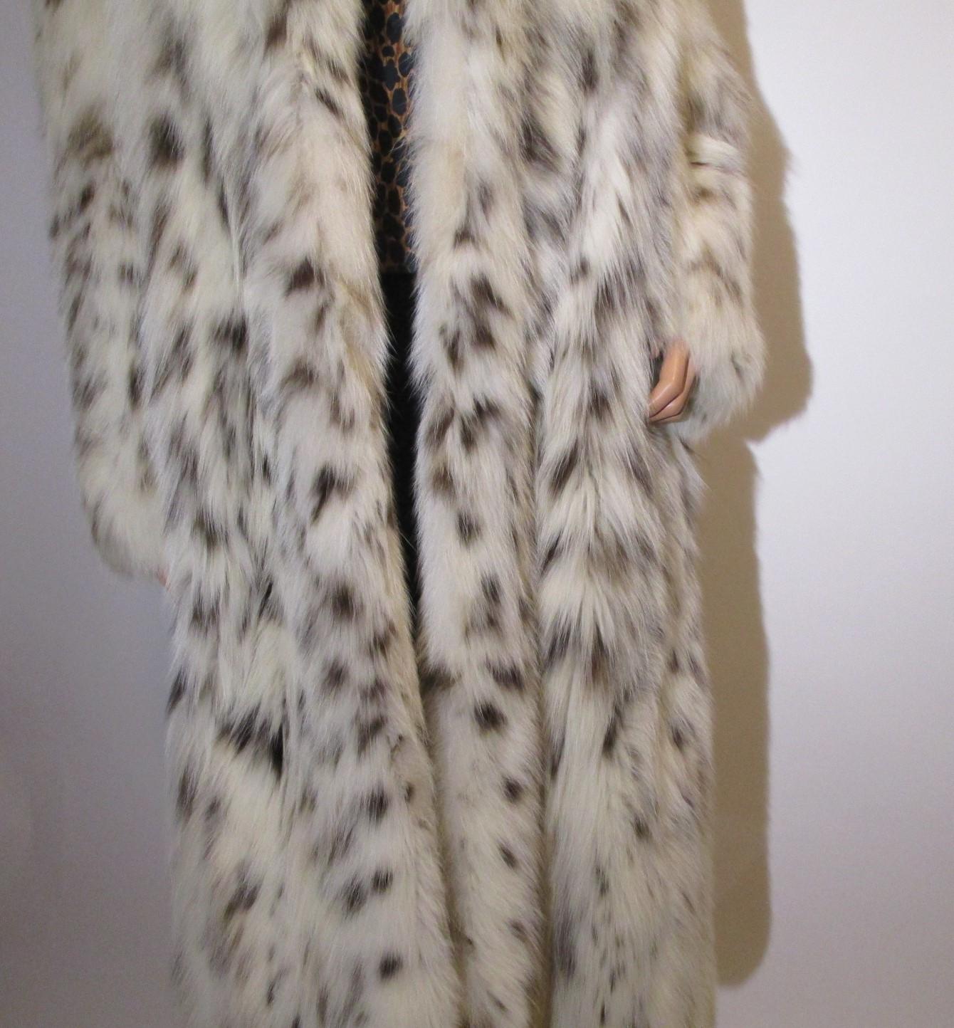 Manteau Lynx Belly en fourrure pleine longueur Somper Couture Beverly Hills  Pour femmes en vente