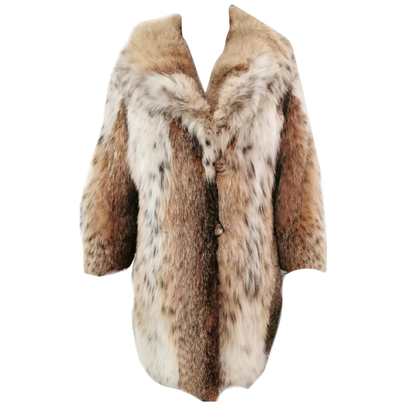 Lynx bob cat fur coat size 6 ~no duties For Sale