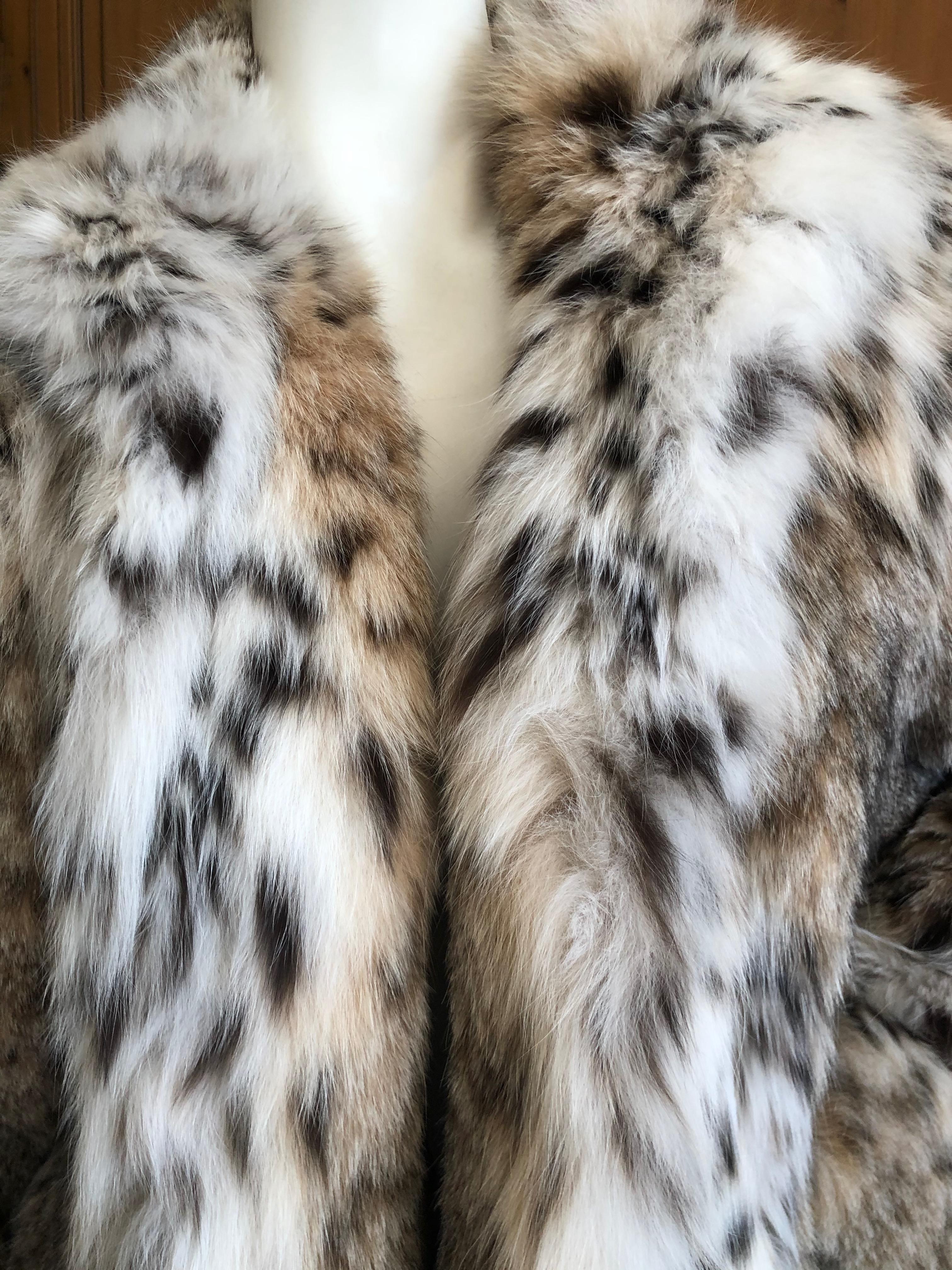 Lynx Fur Jacket In Good Condition In Cloverdale, CA