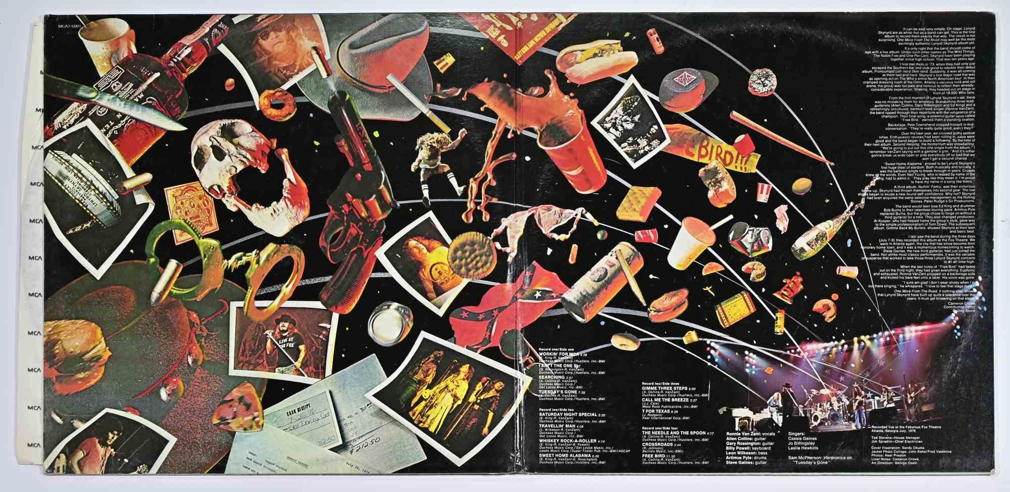 Un histórico doble álbum en directo de la leyenda del rock sureño Lynyrd Skynyrd, ofrecido aquí en su prensaje original de MCA Records de 1976, titulado One More from the Road. Este álbum se grabó en el Fox Theatre de Atlanta, Georgia, capturando la