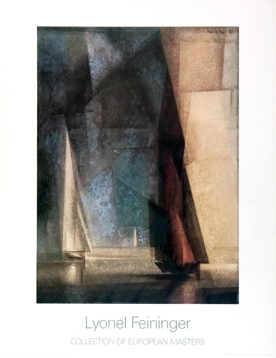 Lyonel Feininger 'Stiller Tag am Meer Ill' 1985- Vintage By