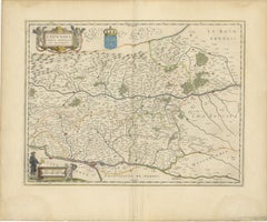 Lyonnais, Beaujolais, Forez, Mâconnais: A 1644 Depiction of France's Provinces
