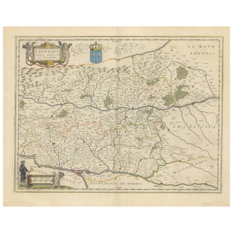 Lyonnais, Beaujolais, Forez, Mâconnais: A 1644 Depiction of France's Provinces