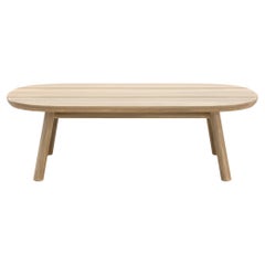Lyora FSC Teak Wood Oblong Low Coffee Table by SNOC