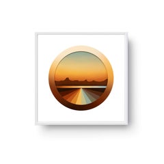 Choose Your Horizon Framed Landscape Print by Lyora Pissarro
