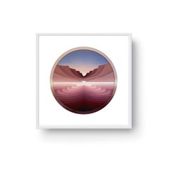 Unfolding Wings of the Heart Framed Landscape Print by Lyora Pissarro