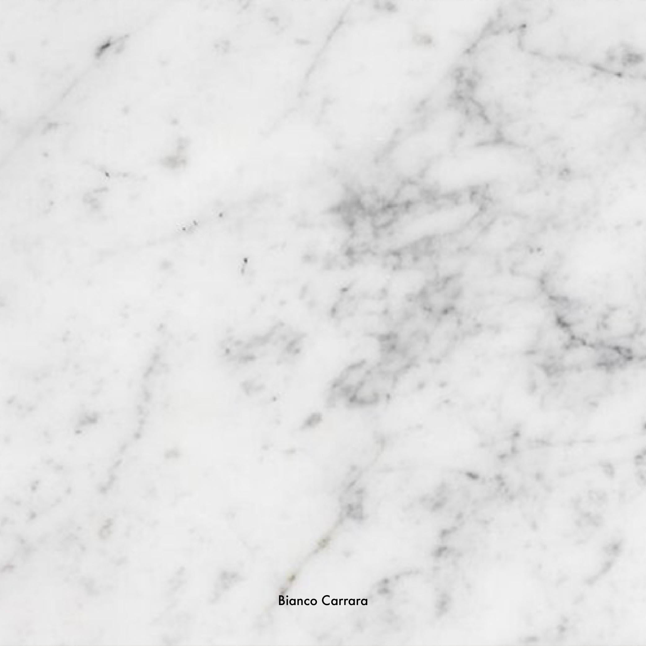 Couchtisch Lyra aus Bianco Carrara-Marmor im Angebot 2
