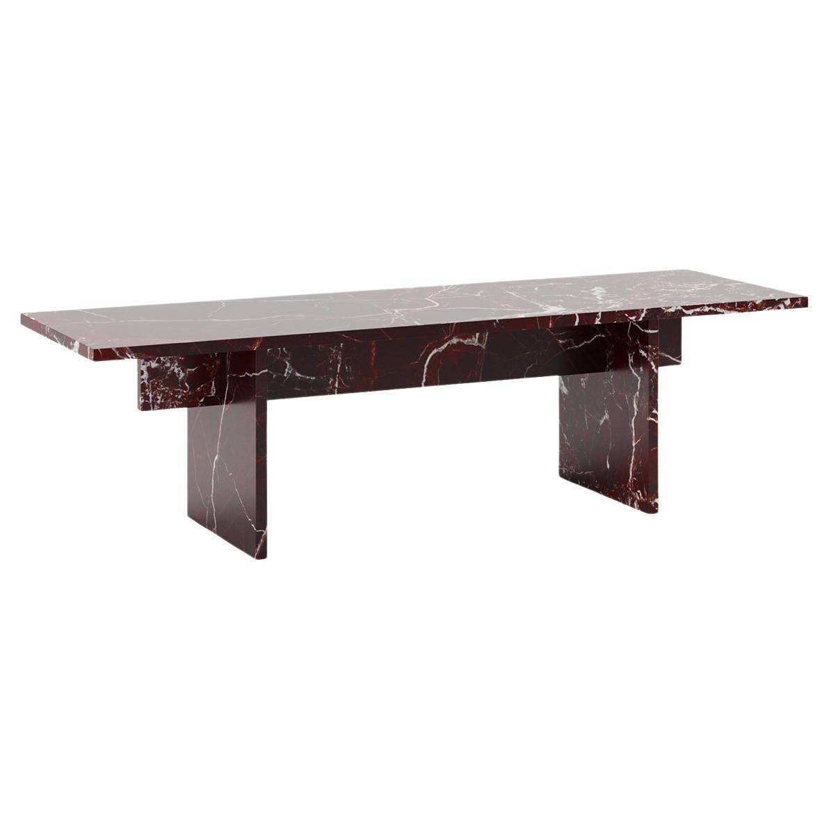Mesa baja Lyra de Rosso Levanto