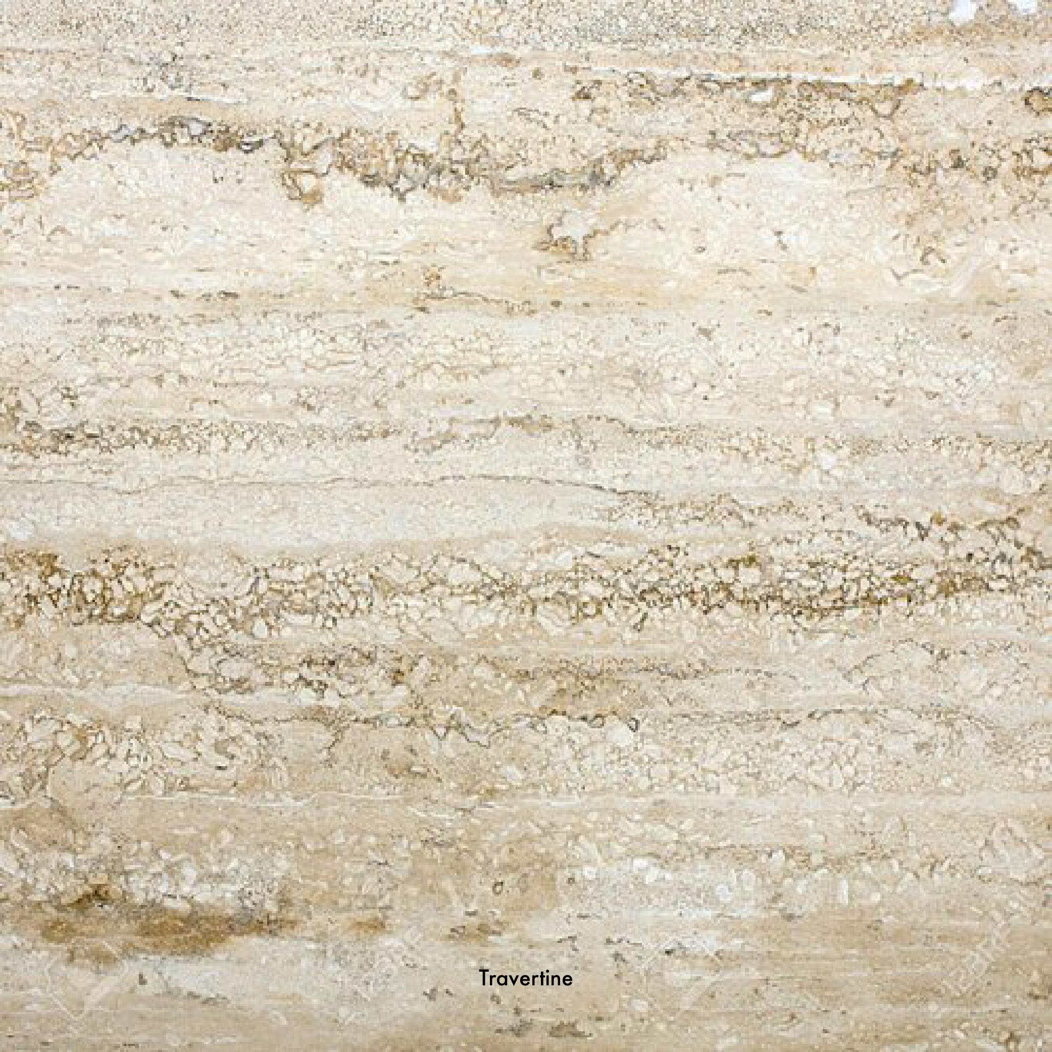 Table basse Lyra en travertin en vente 1