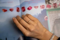 Bague de mariage grappe de diamants Lyra