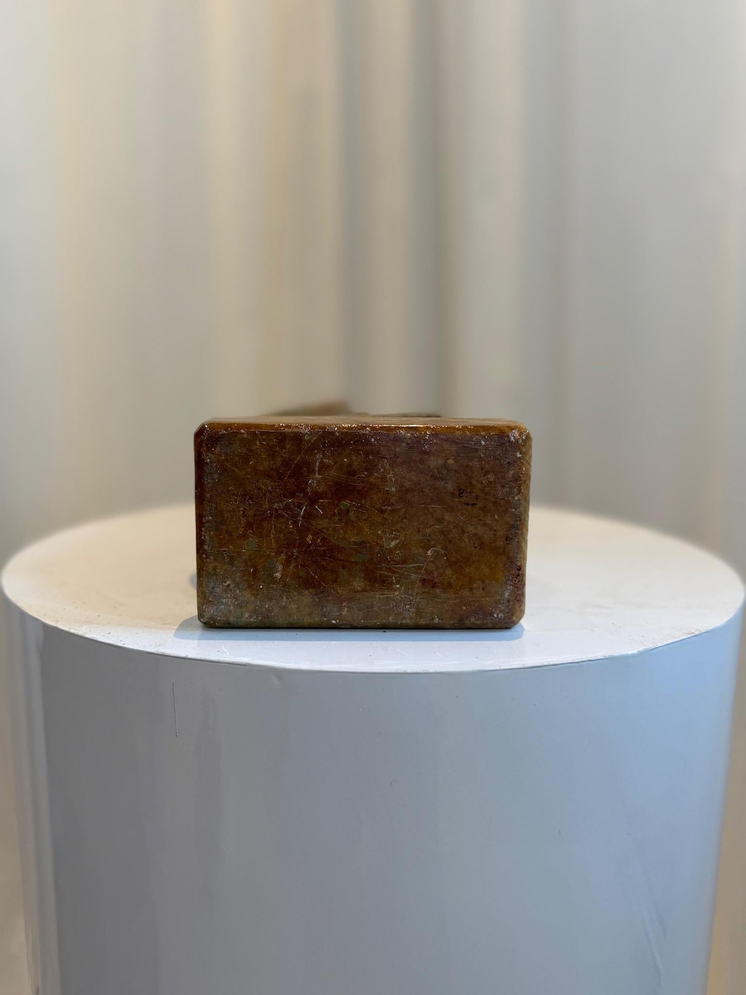 20th Century Lyra Mid-Century Modern Large Soapstone Sculpture - Signed by Marco Lyra For Sale