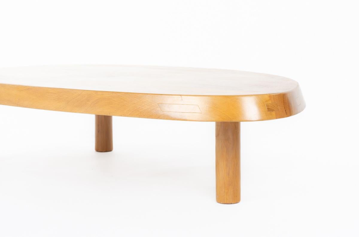 Table basse Lyre en chêne collection G44 en vente 6