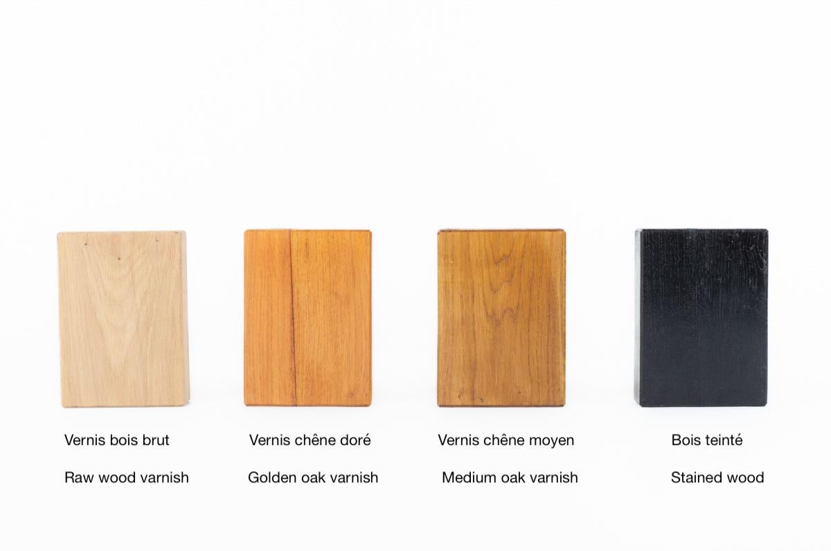 Table basse Lyre en chêne collection G44 en vente 9
