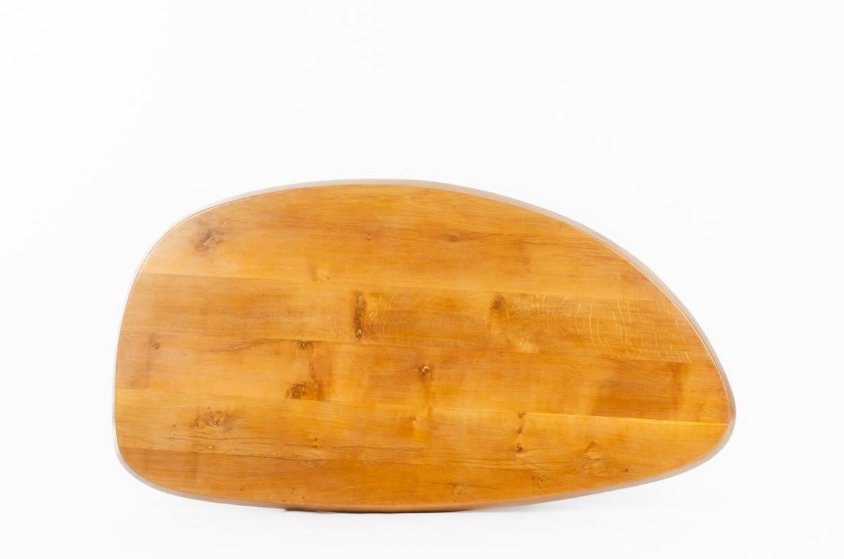 Table basse Lyre en chêne collection G44 en vente 1