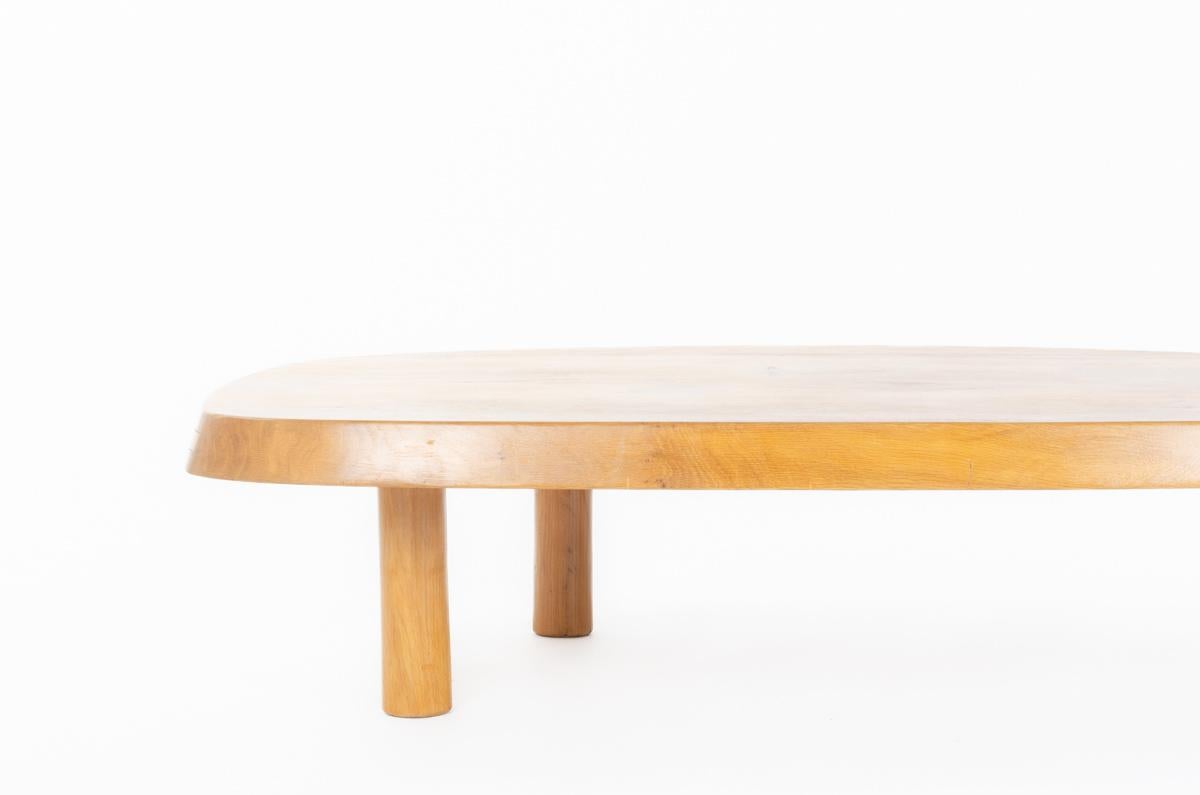 Table basse Lyre en chêne collection G44 en vente 2