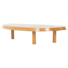 Table basse Lyre en chêne collection G44