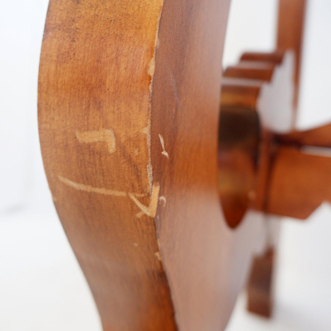 Lyre console table or desk - 20th century - H : 79, 5cm For Sale 6