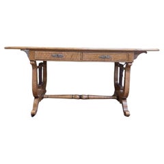 Bureau en forme de lyre de style Charles X