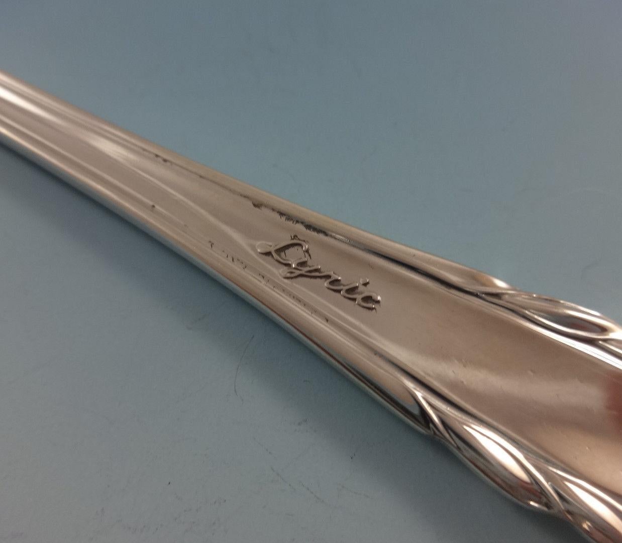 Lyric von Gorham Sterling Silber Besteck Service für 8 Set 43 Pieces im Zustand „Hervorragend“ im Angebot in Big Bend, WI