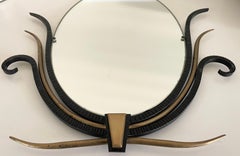 Lyrical Poillerat Style Wall Mirror