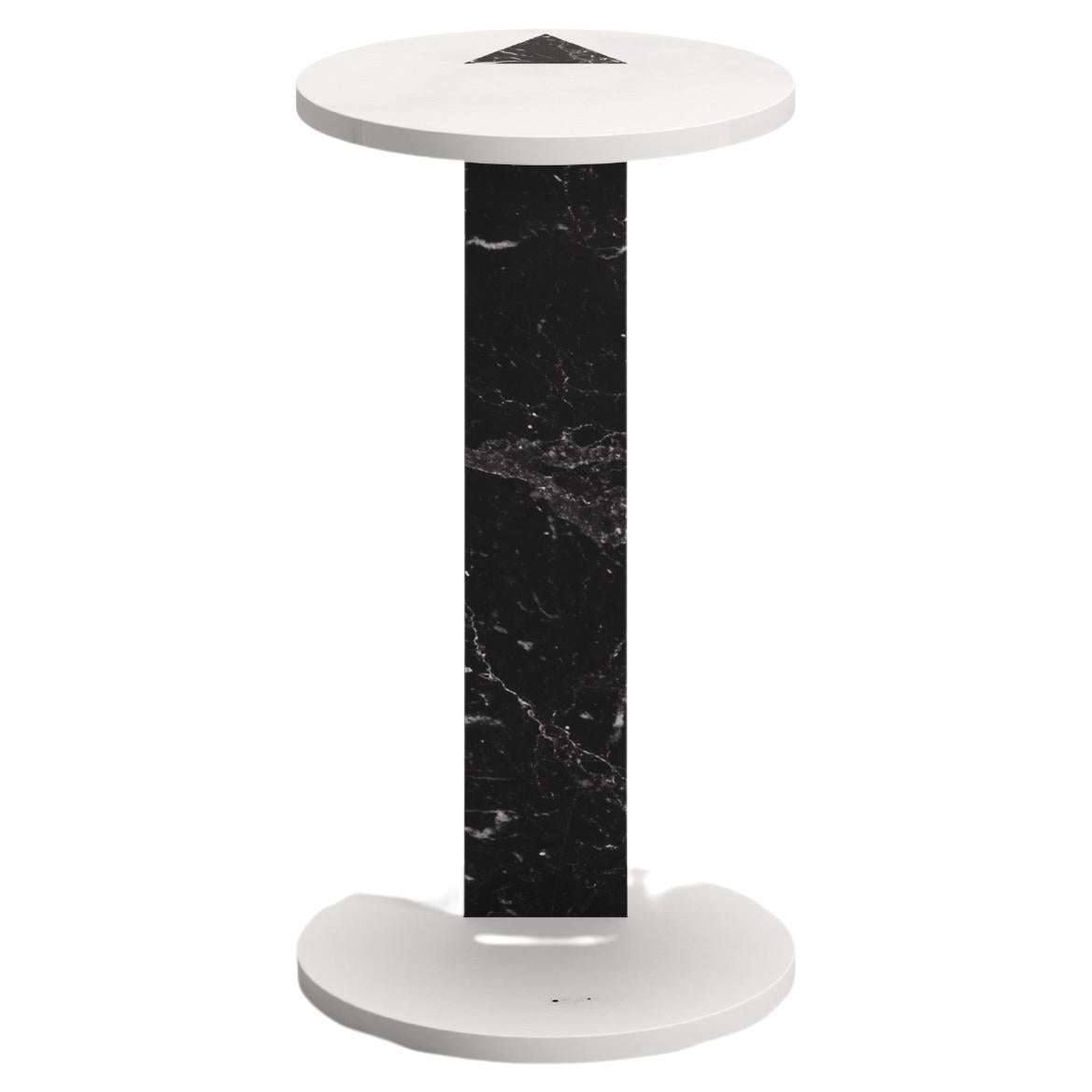 Lyris L Marble Side Table by Lorenzo Zaccarin