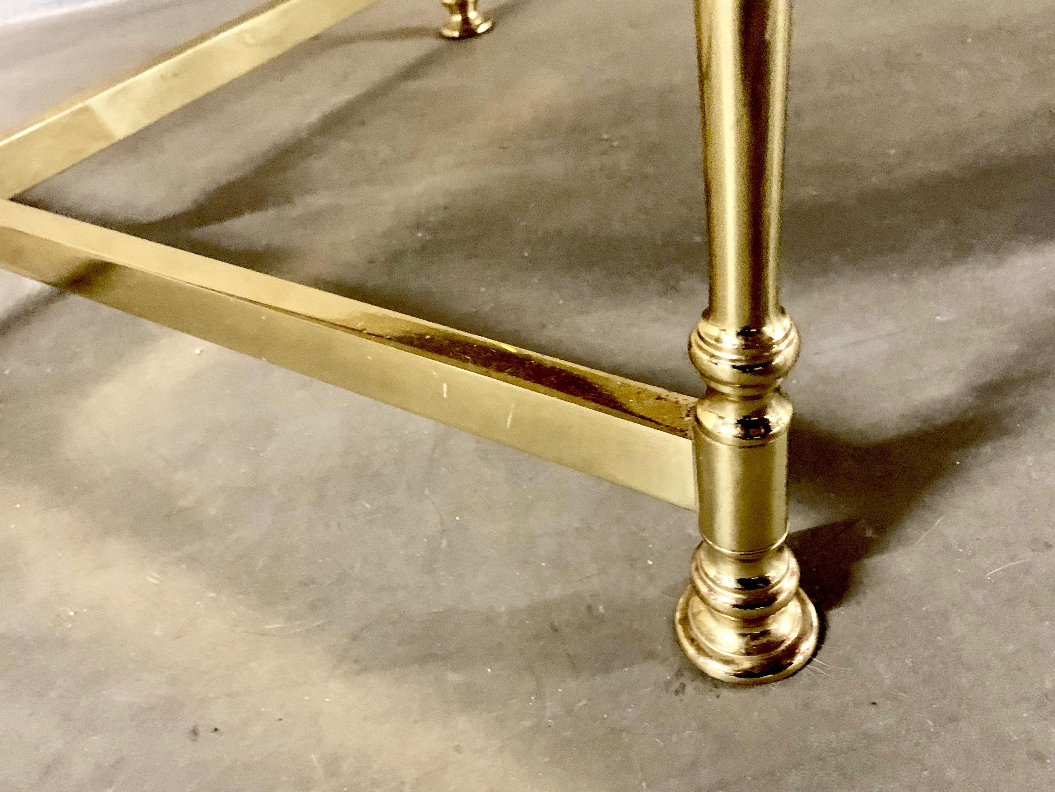 Lysberg, Hansen and Therp Brass Coffee Table, 1970s 9