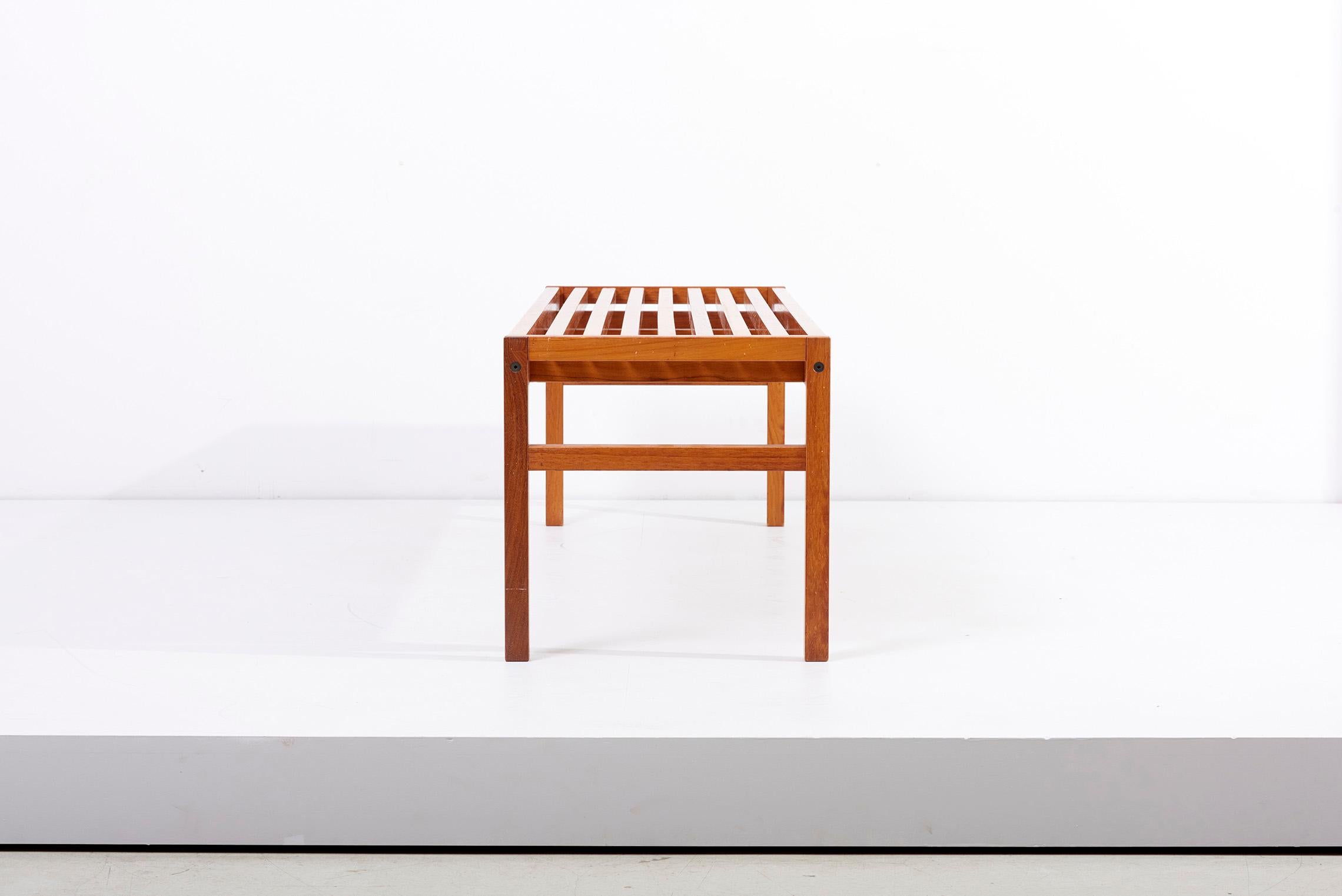 Banc en teck Lysgaard Mobler, Danemark, années 1950 en vente 4