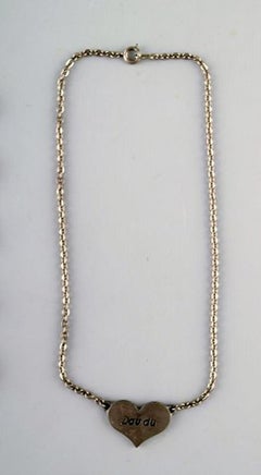 Lysgaard's Design, Denmark, Two Necklaces in Pewter