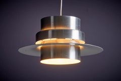 Lampe suspendue Lyskaer en aluminium Danemark - années 1960