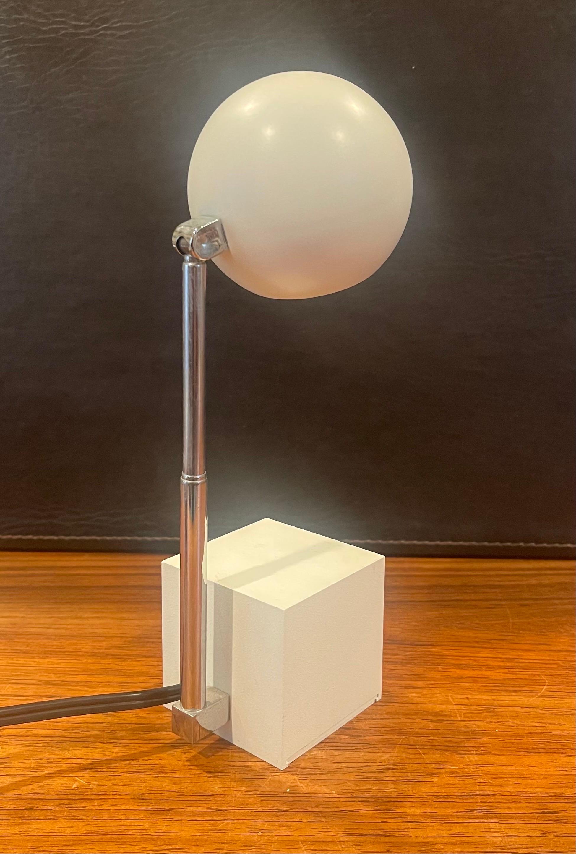 Industrial Lytegem Spherical Desk Lamp by Michael Lax for Lightoiler For Sale