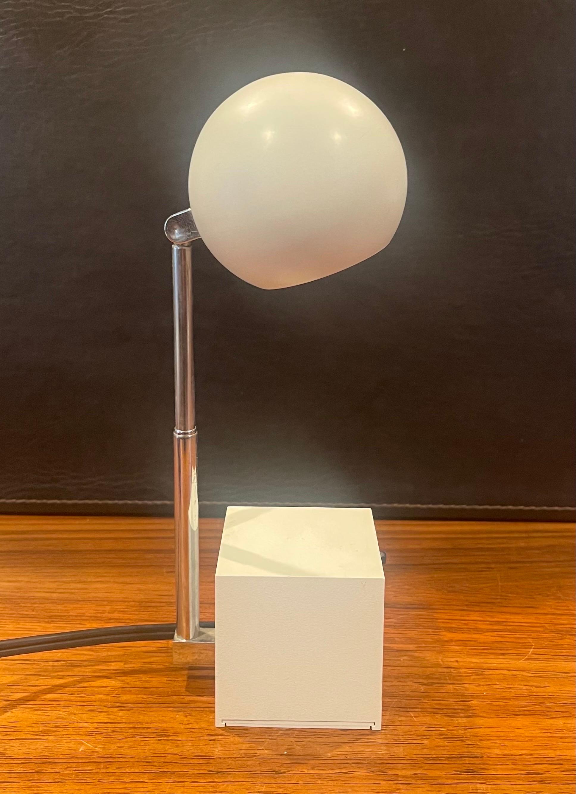American Lytegem Spherical Desk Lamp by Michael Lax for Lightoiler