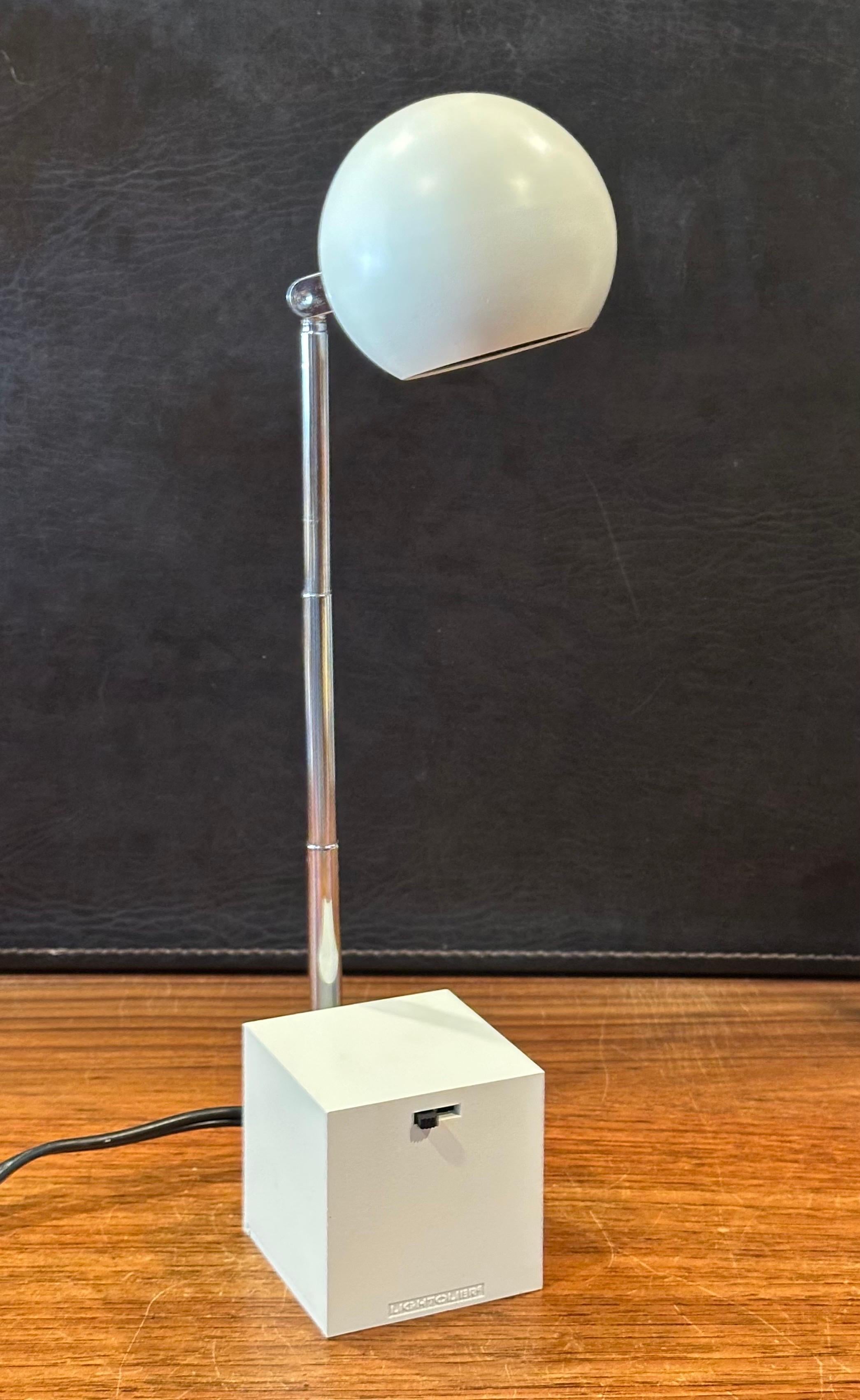20th Century Lytegem Spherical Desk Lamp by Michael Lax for Lightoiler For Sale