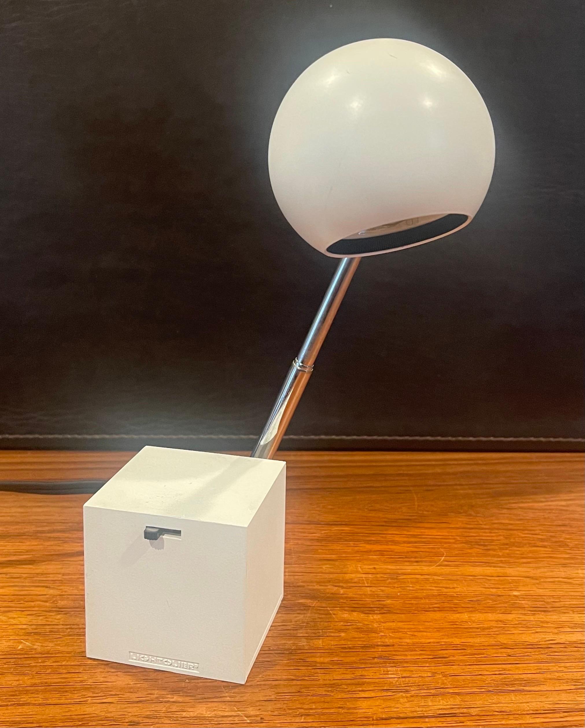 Cast Lytegem Spherical Desk Lamp by Michael Lax for Lightoiler For Sale