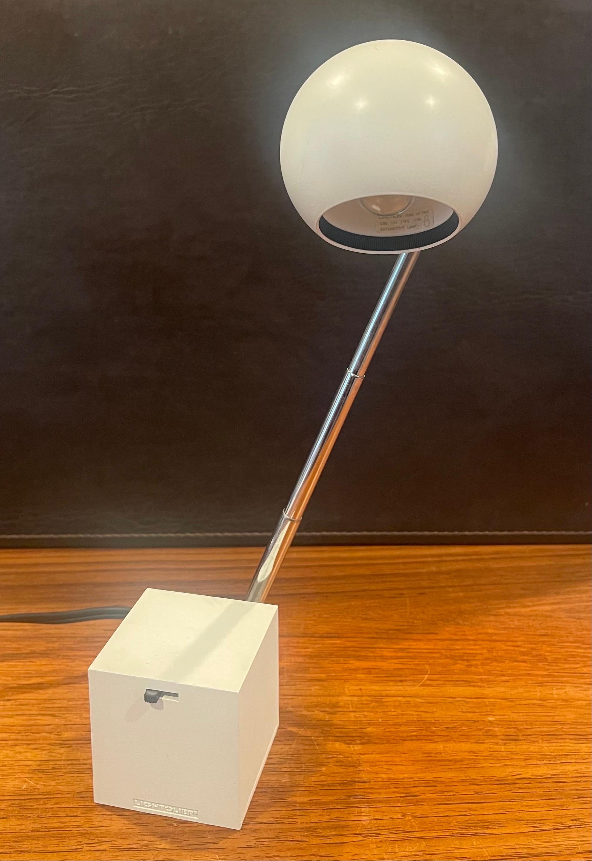 Lytegem Spherical Desk Lamp by Michael Lax for Lightoiler In Good Condition For Sale In San Diego, CA