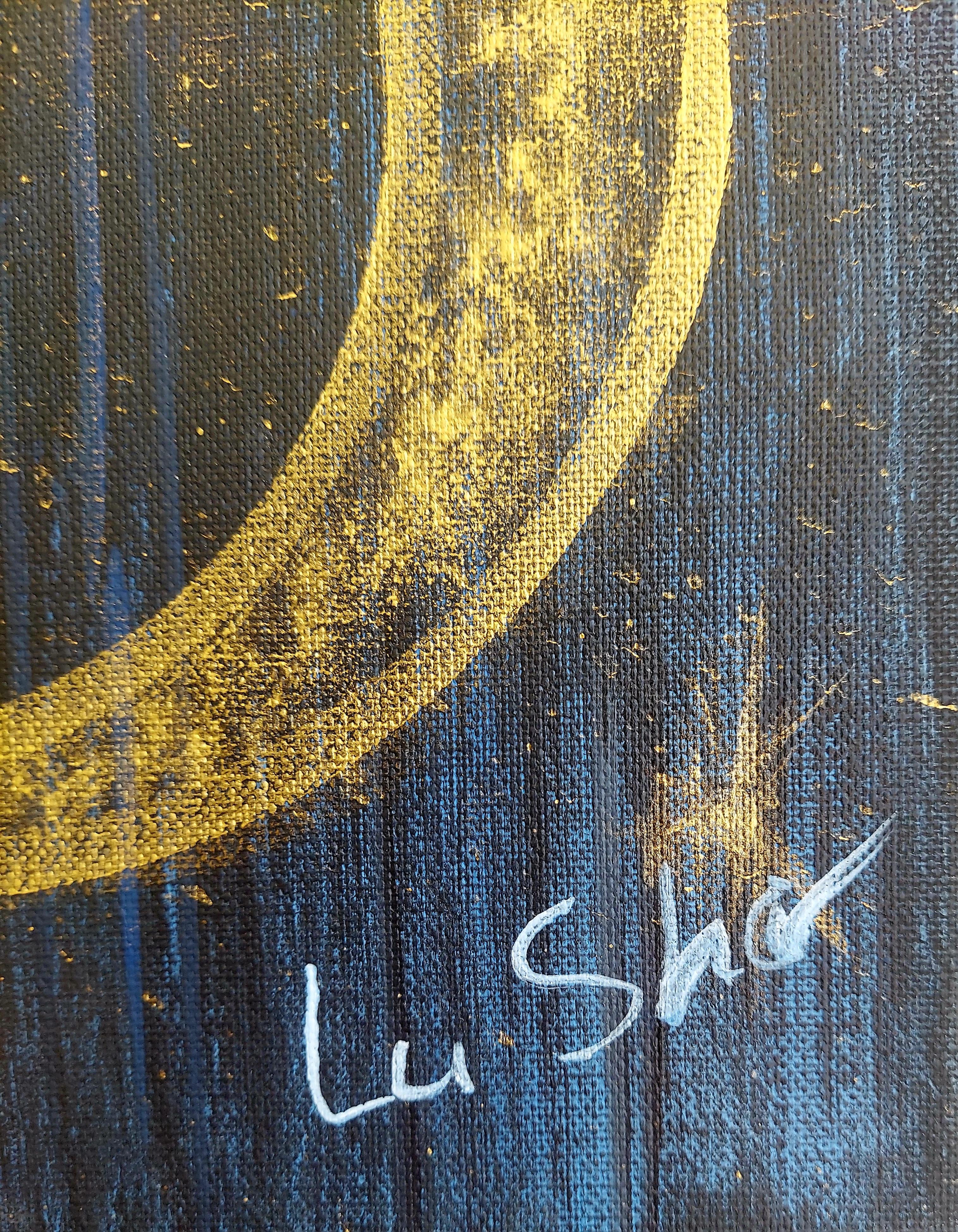 Feuerwerk (Abstrakt), Painting, von Lyubov Shovkun