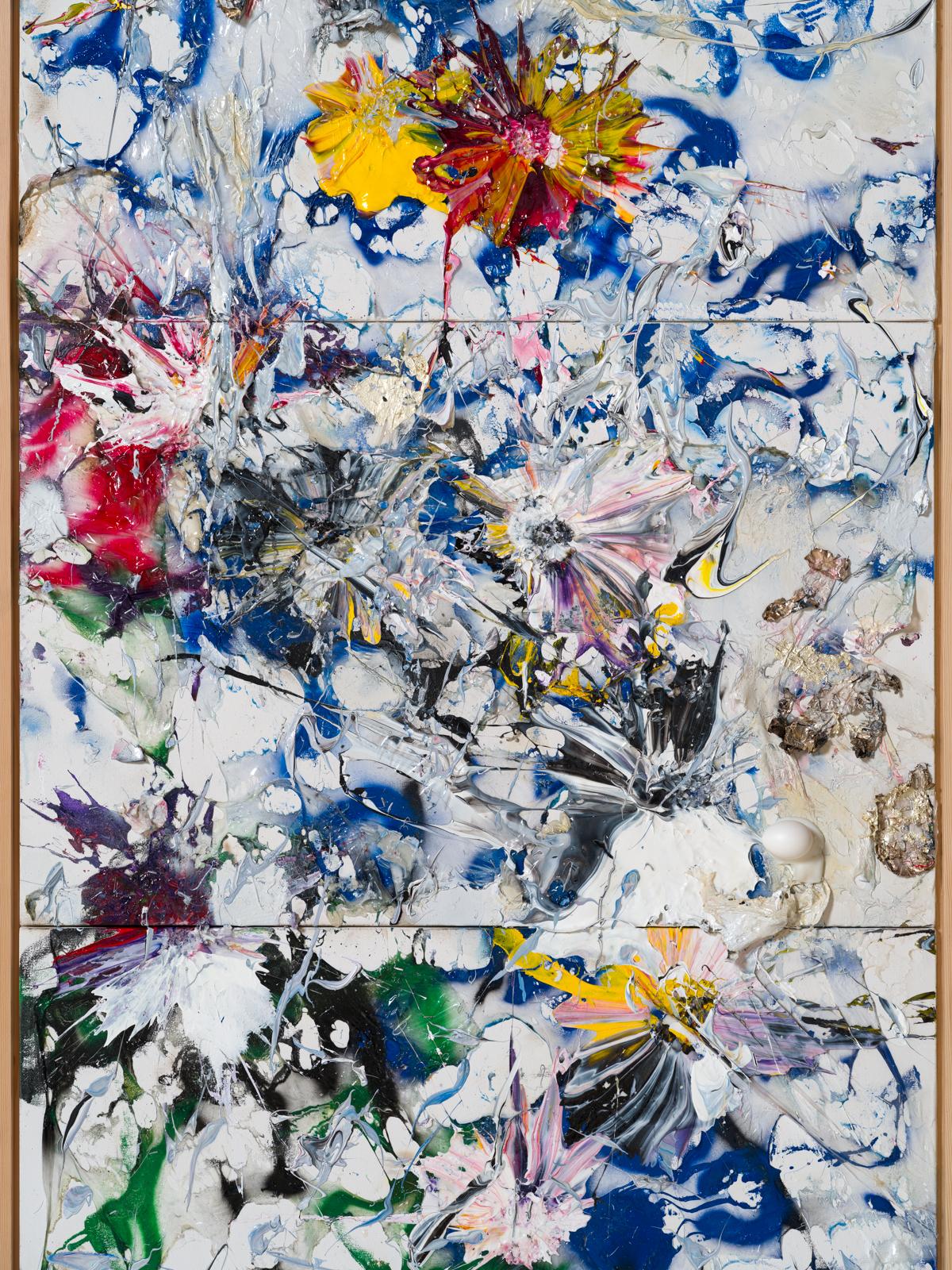 Wildblume Nr. 4 – Painting von M aka Michael Chow