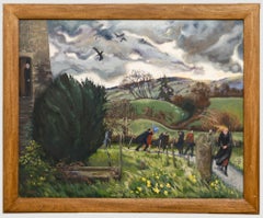 Anderson Contemporary - Olio incorniciato, Y Ffyddlon (Il fedele)