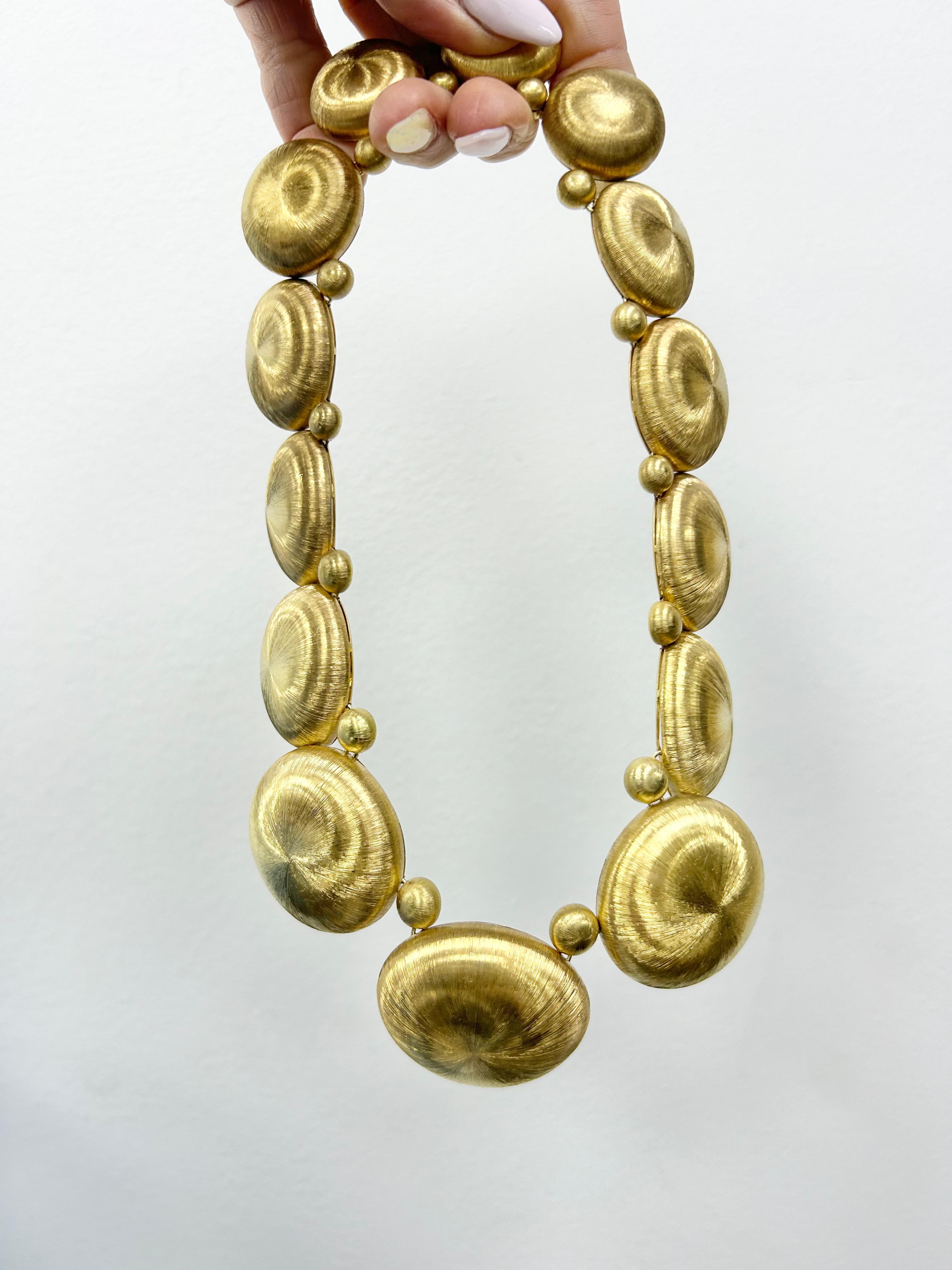 M. Buccellati 18k YG Necklace For Sale 3